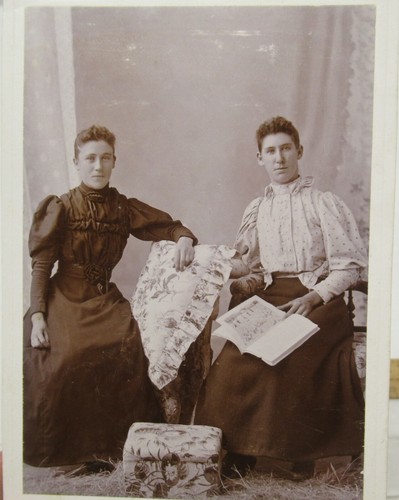 Two young women - two,